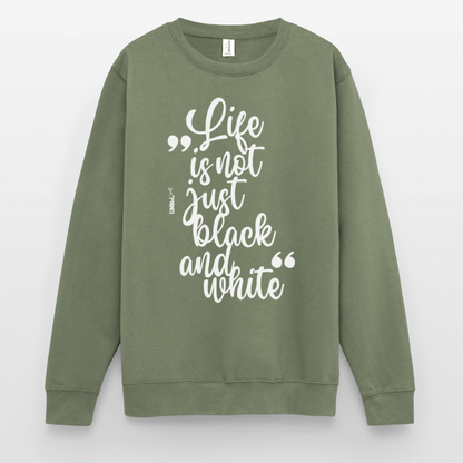 Life is not just black and white Classic Pullover White Edition - LiNBW.