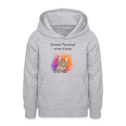 Teenager Hoodie - Hellgrau meliert