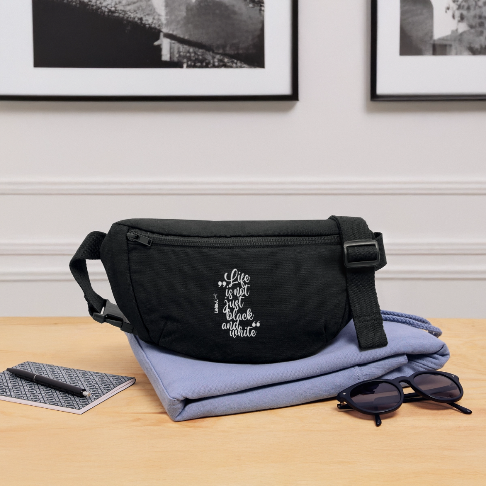 Life is not just black and white Gürteltasche Premium - LiNBW.