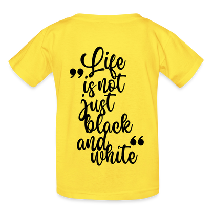 LiNBW. Crew T-Shirt Black Edition Life is not just black and white - LiNBW.