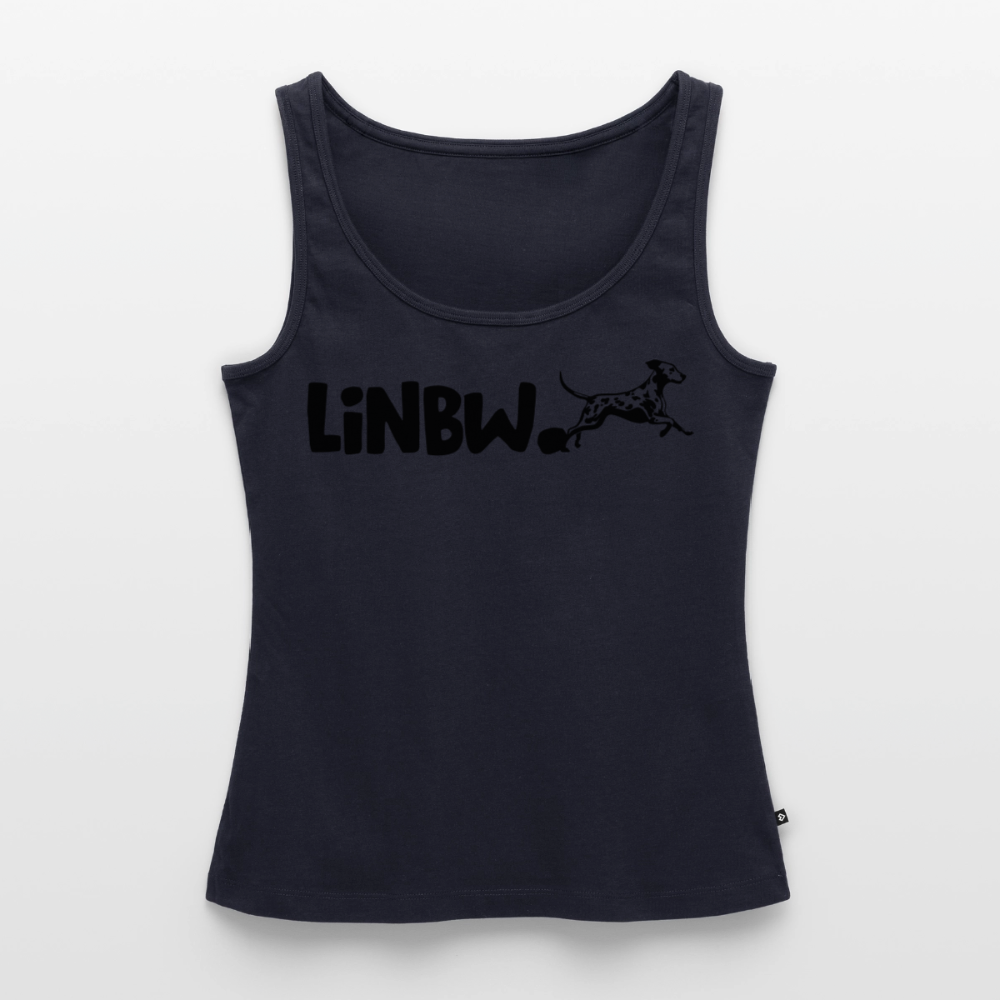 LiNBW. Tank Top Premium Black Edition Life is not just black and white - Navy