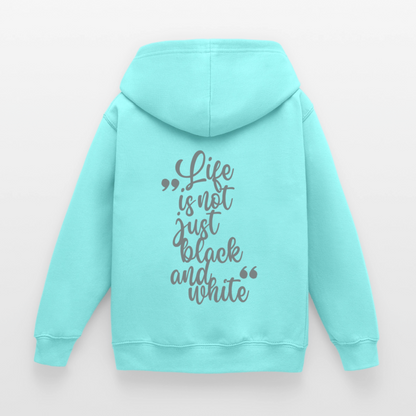 LiNBW. Crew Hoodie Life is not just black and white Edition Grey - LiNBW.