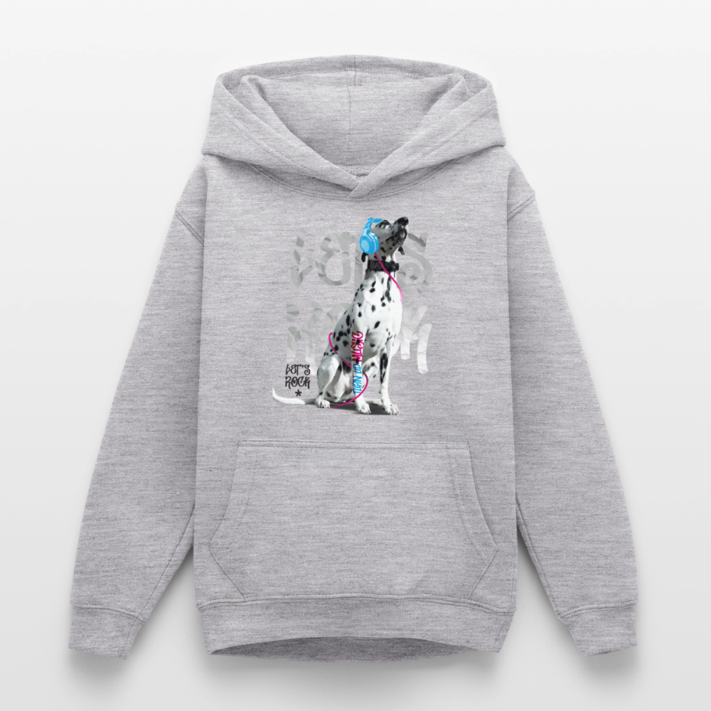 Teenager Hoodie - Hellgrau meliert