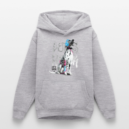 Teenager Hoodie - Hellgrau meliert