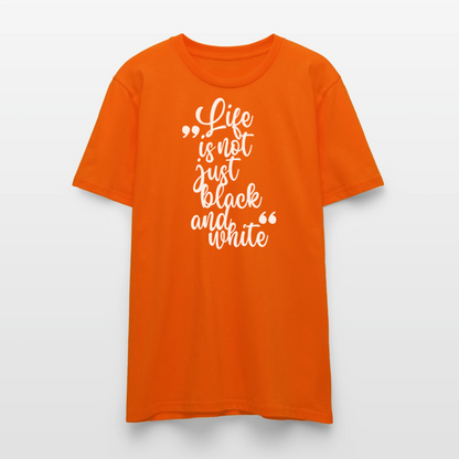 Life is not just black and white Unisex T-Shirt Premium White Edition - LiNBW.