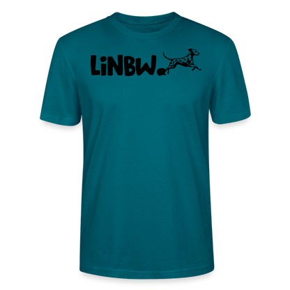 LiNBW. Unisex T-Shirt Premium Crew Black Edition Life is not just black and white - LiNBW.