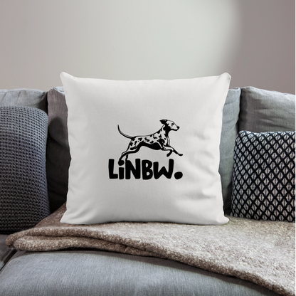 LiNBW. Kissen Black Edition - Naturweiß 