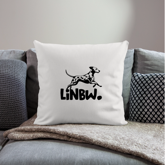 LiNBW. Kissen Black Edition - Naturweiß 