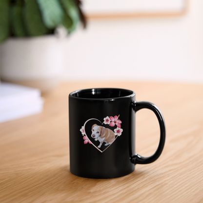 Luna´s Keramiktasse DOG MOM Black Edition - Schwarz