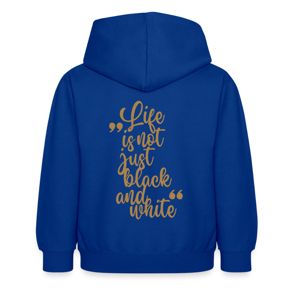 LiNBW. Crew Hoodie Life is not just black and white Edition Brown - LiNBW.