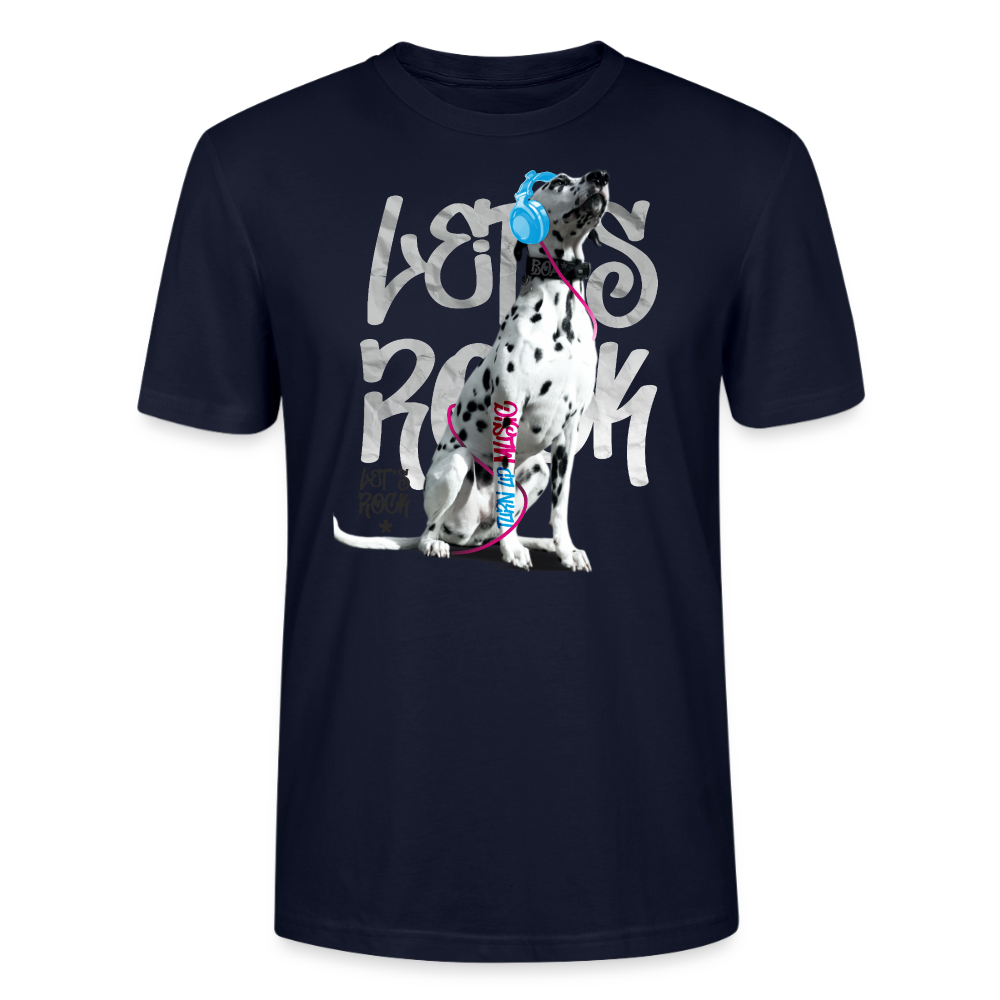 Boa's Unisex T-Shirt Premium Let's Rock - Navy