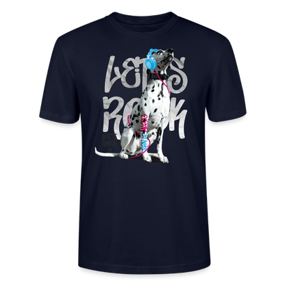 Boa's Unisex T-Shirt Premium Let's Rock - Navy