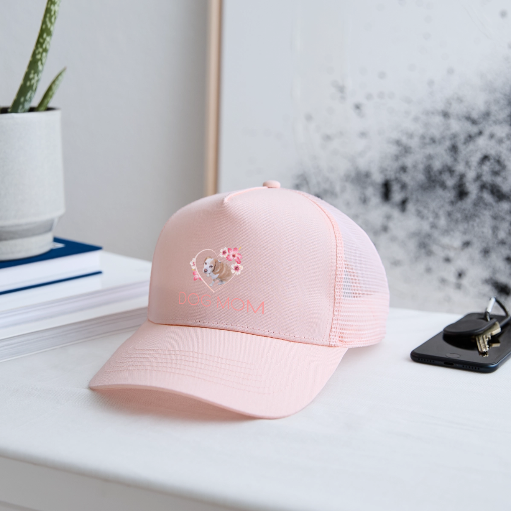 Luna´s Trucker Cap DOG MOM - Hellrosa