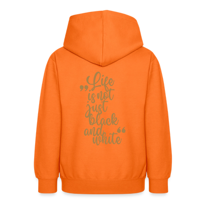 LiNBW. Crew Hoodie Life is not just black and white Edition Brown - LiNBW.