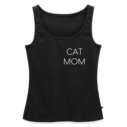 Pedro´s Tank Top Premium Stolzes Personal einer Katze CAT MOM Black Edition - Schwarz