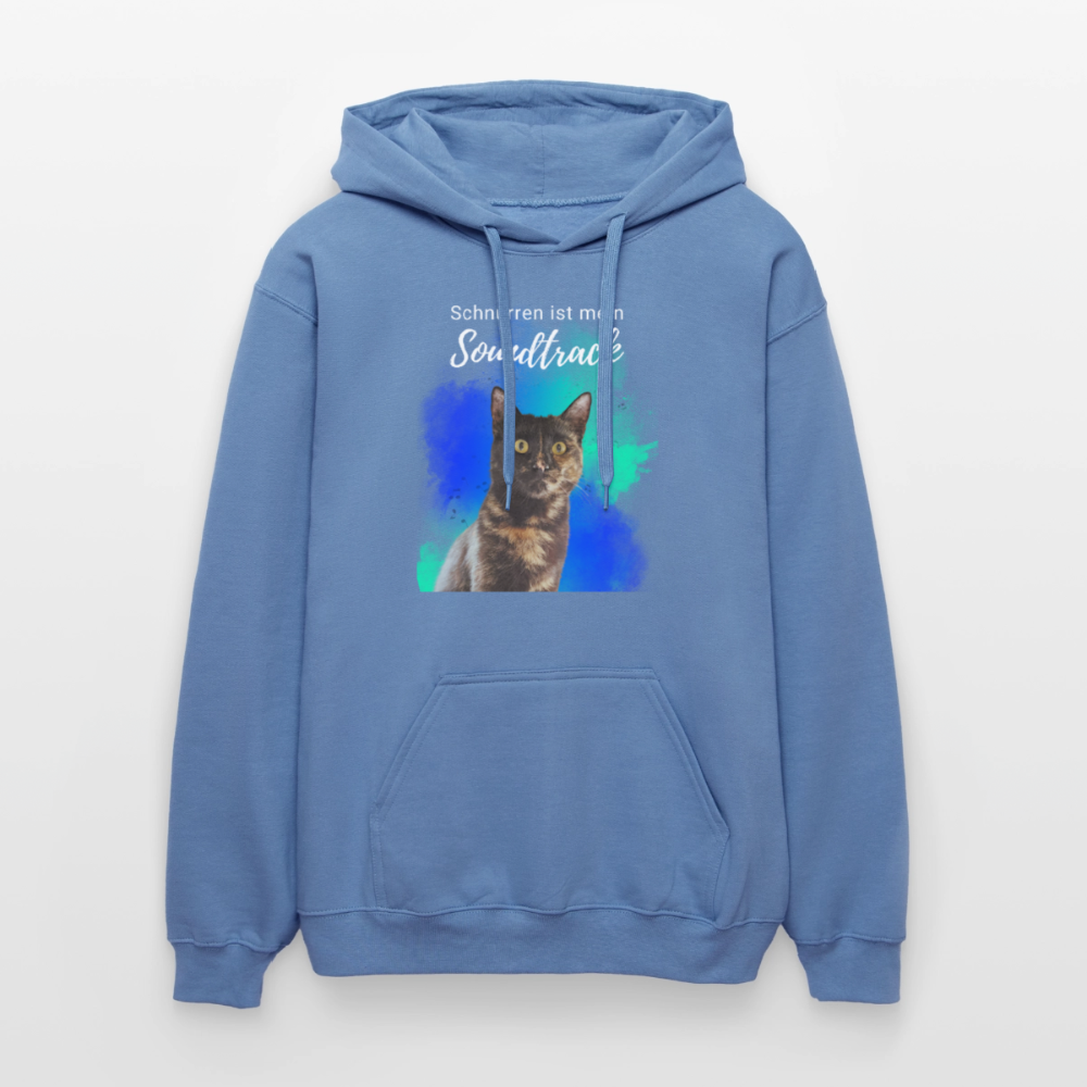 Nala's Hoodie Schnurren ist mein Soundtrack White Edition - Carolina Blue