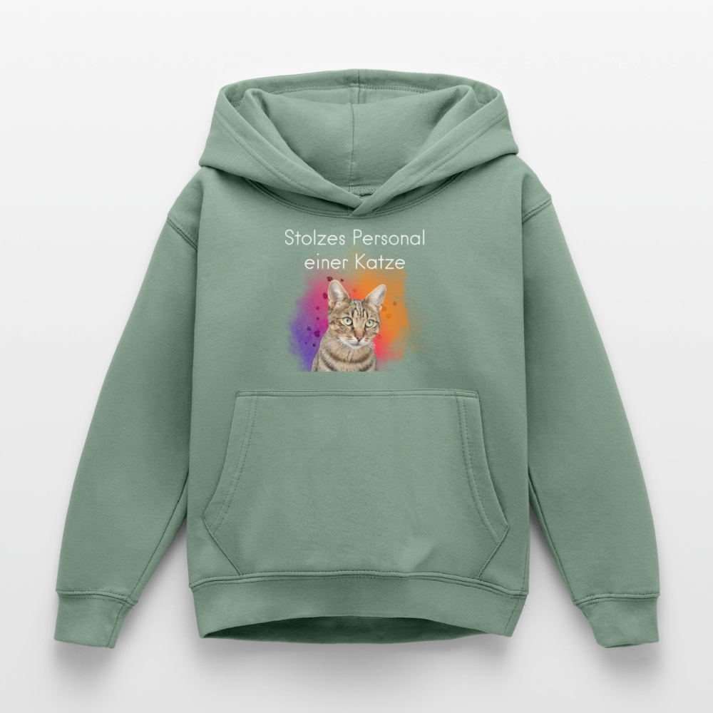 Pedro's Hoodie Stolzes Personal einer Katze White Edition - LiNBW.