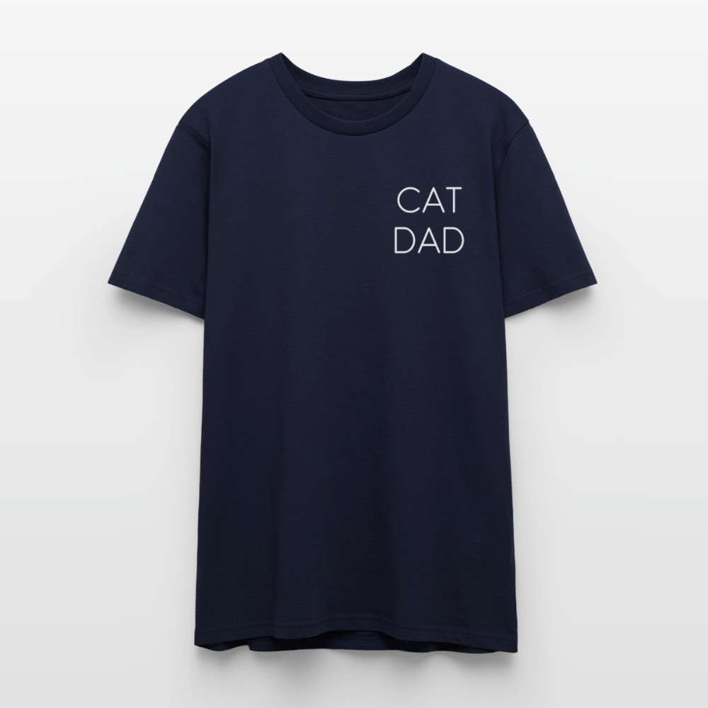 Pedro's Unisex T-Shirt Premium CAT DAD White Edition Stolzes Personal einer Katze - LiNBW.
