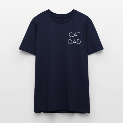 Pedro's Unisex T-Shirt Premium CAT DAD White Edition Stolzes Personal einer Katze - LiNBW.
