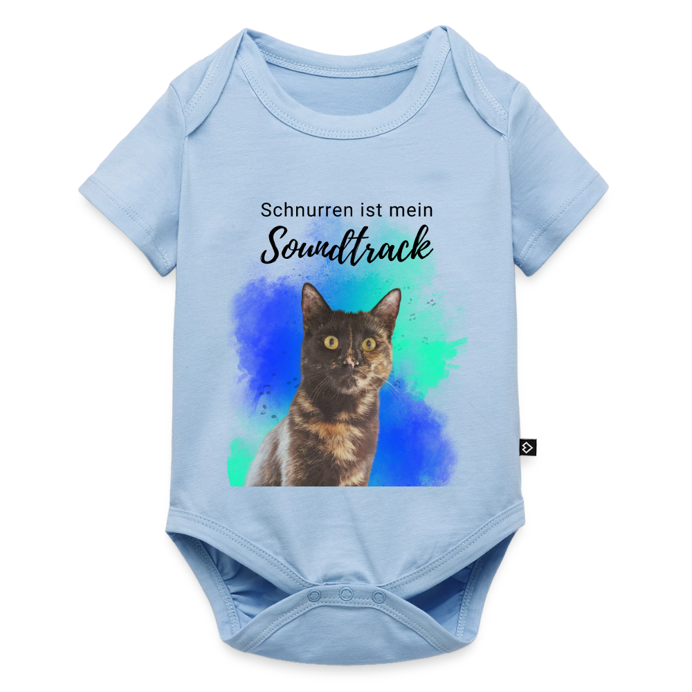Nala´s Kurzarm-Body Schnurren ist mein Soundtrack Black Edition - LiNBW.