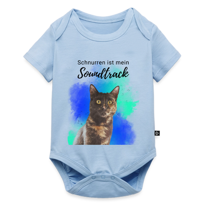 Nala´s Kurzarm-Body Schnurren ist mein Soundtrack Black Edition - LiNBW.