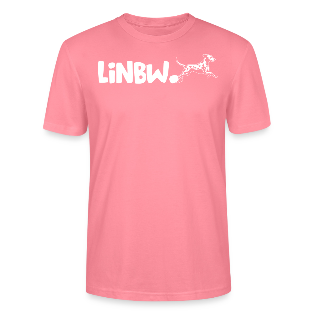 LiNBW. Unisex T-Shirt Premium Crew White Edition Life is not just black and white - Pink 