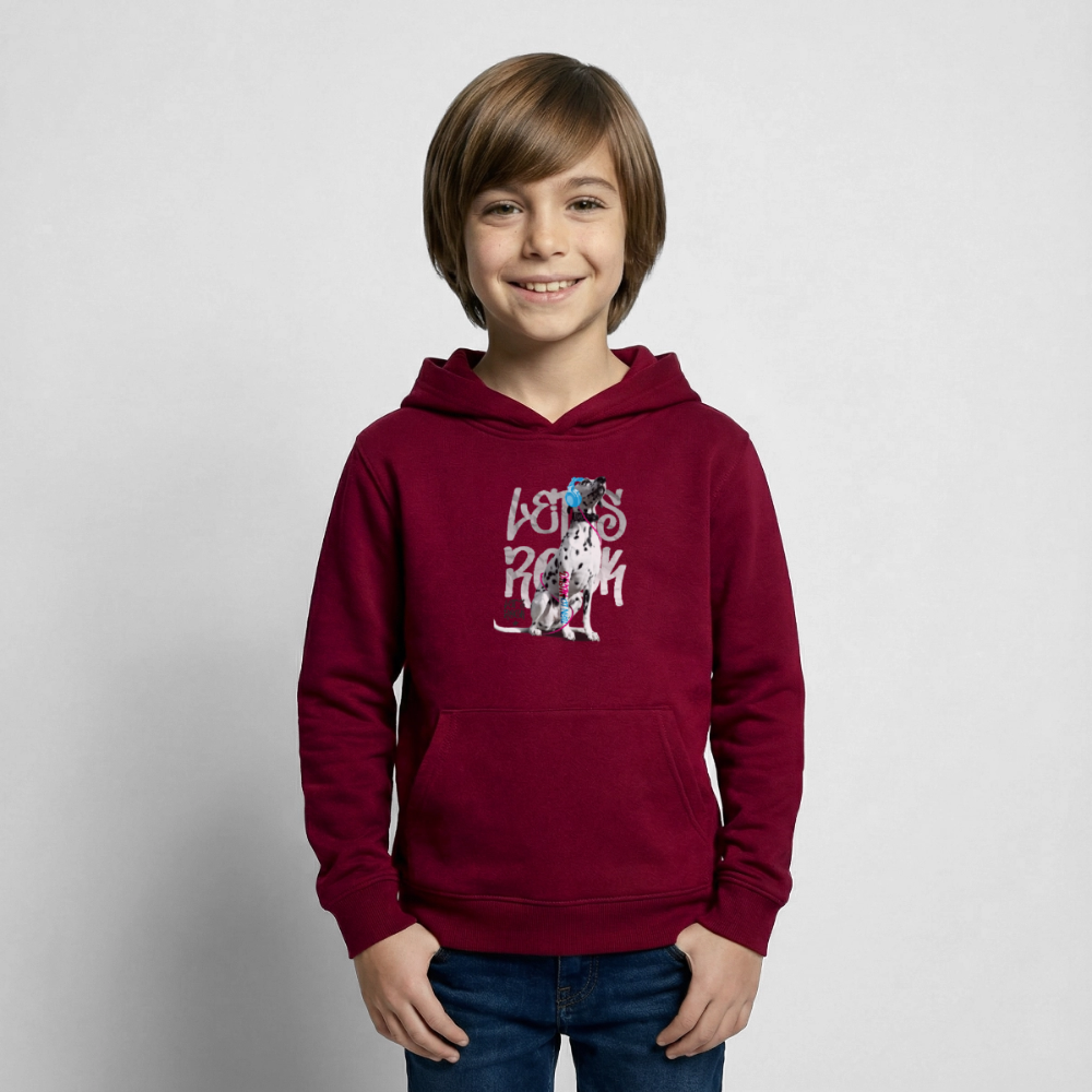 Boa's Hoodie Let's Rock - Bordeaux