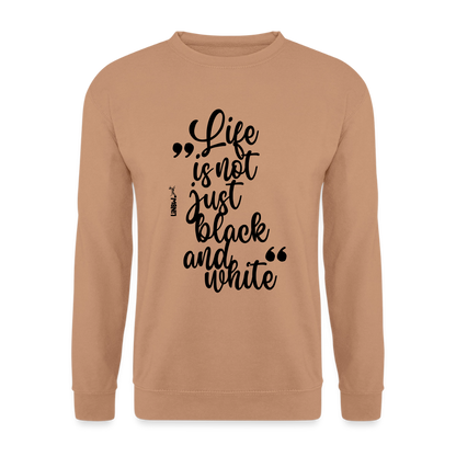 Life is not just black and white Classic Pullover Black Edition - LiNBW.