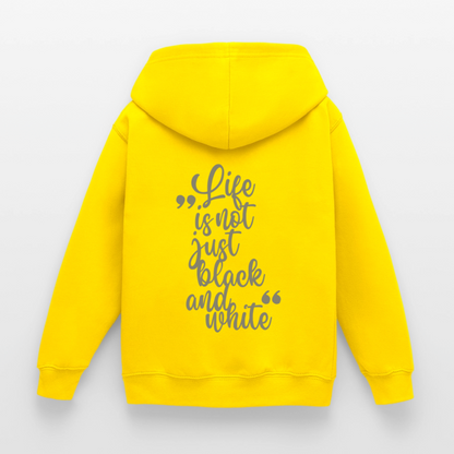 LiNBW. Crew Hoodie Life is not just black and white Edition Grey - LiNBW.