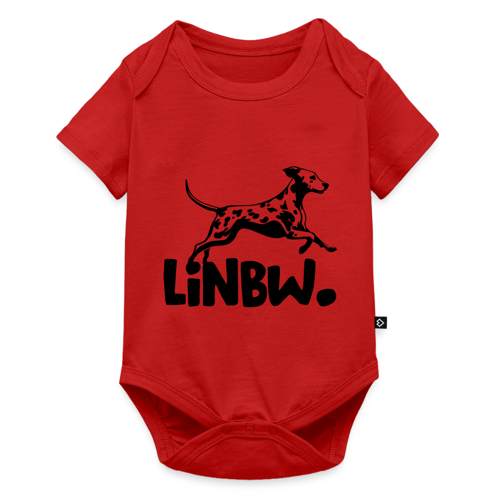 LiNBW. Kurzarm-Body Black Edition - Rot