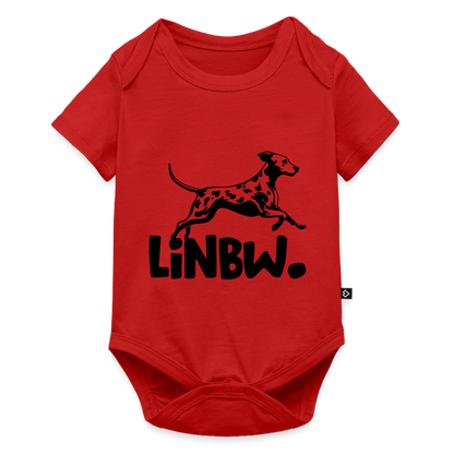LiNBW. Kurzarm-Body Black Edition - Rot