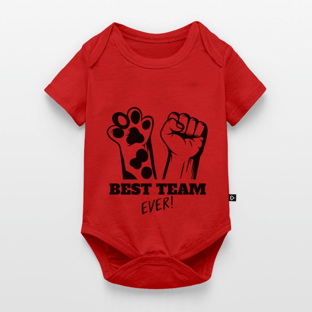 Best Team Ever Kurzarm-Body Black Edition - LiNBW.
