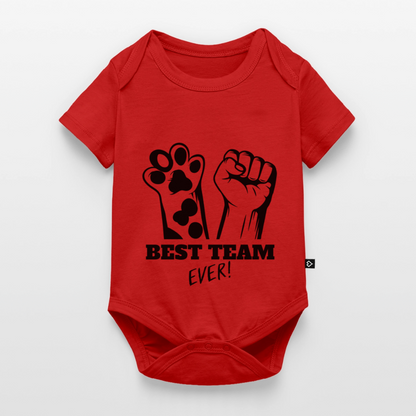 Best Team Ever Kurzarm-Body Black Edition - LiNBW.