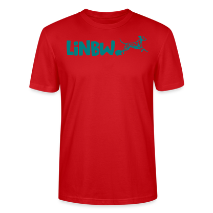 LiNBW. Unisex T-Shirt Premium Crew Blue Edition Life is not just black and white - LiNBW.