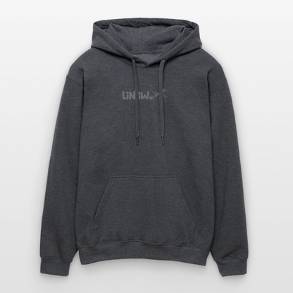 LiNBW. Crew Hoodie Grey Edition Life is not just black and white - Dunkelgrau meliert