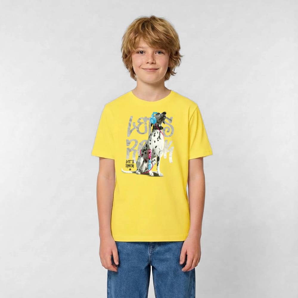 Boa's T-Shirt Let's Rock - Gelb