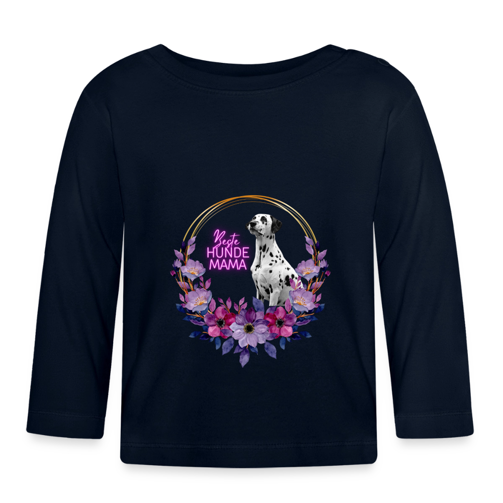Boa´s Langarmshirt Beste Hundemama - Navy
