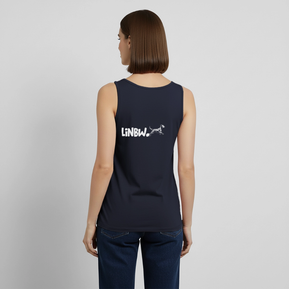 Life is not just black and white Tank Top Premium LiNBW. White Edition - Navy