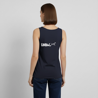 Life is not just black and white Tank Top Premium LiNBW. White Edition - Navy