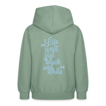 LiNBW. Crew Hoodie Life is not just black and white Edition Blue - LiNBW.