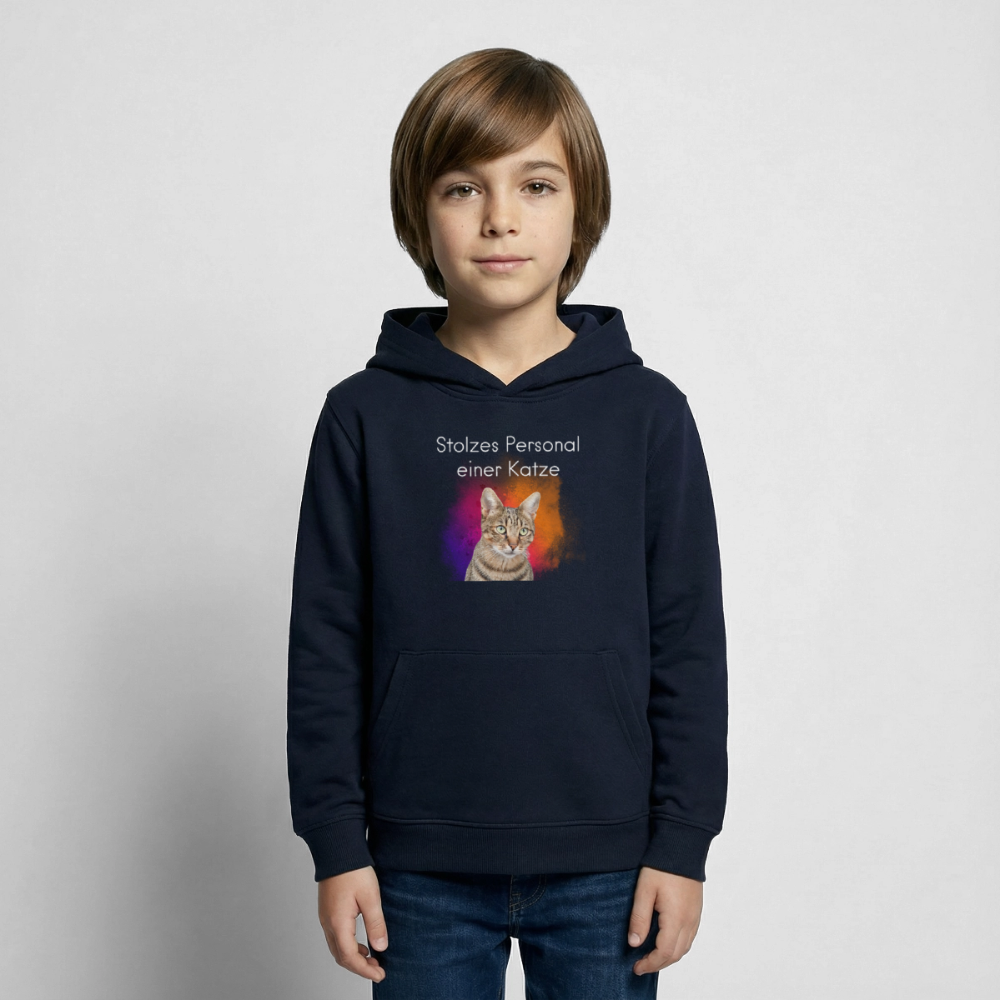 Pedro's Hoodie Stolzes Personal einer Katze White Edition - LiNBW.