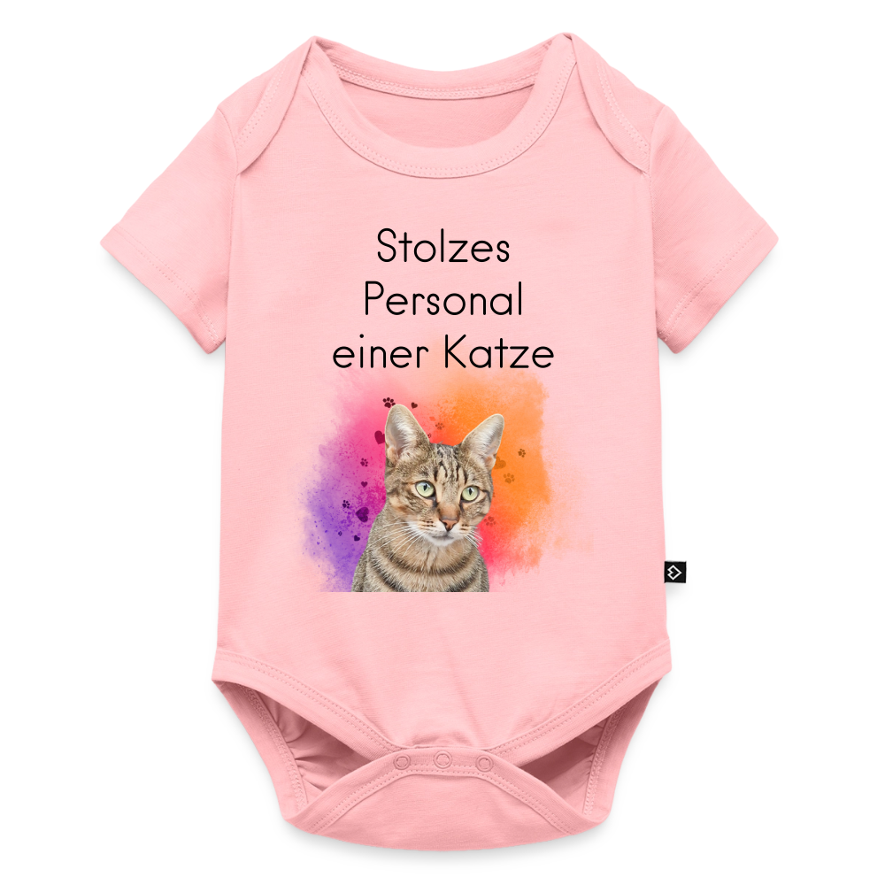 Pedro´s Kurzarm-Body Stolzes Personal einer Katze Black Edition - LiNBW.