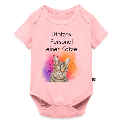 Pedro´s Kurzarm-Body Stolzes Personal einer Katze Black Edition - LiNBW.