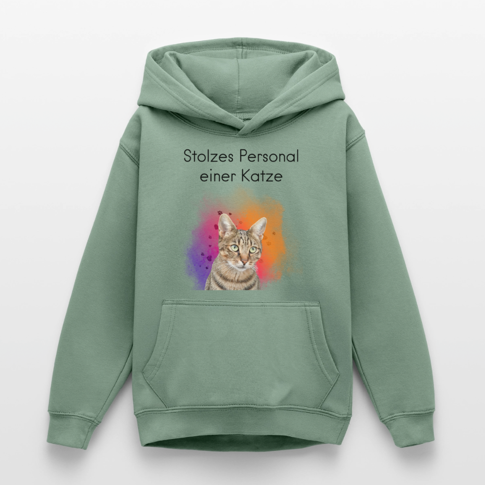 Teenager Hoodie - Graugrün
