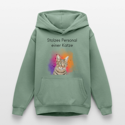 Teenager Hoodie - Graugrün