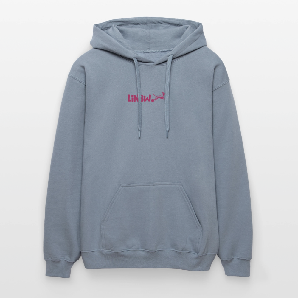 LiNBW. Crew Hoodie Pink Edition Life is not just black and white - Blau