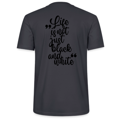 LiNBW. Unisex T-Shirt Premium Crew Black Edition Life is not just black and white - LiNBW.