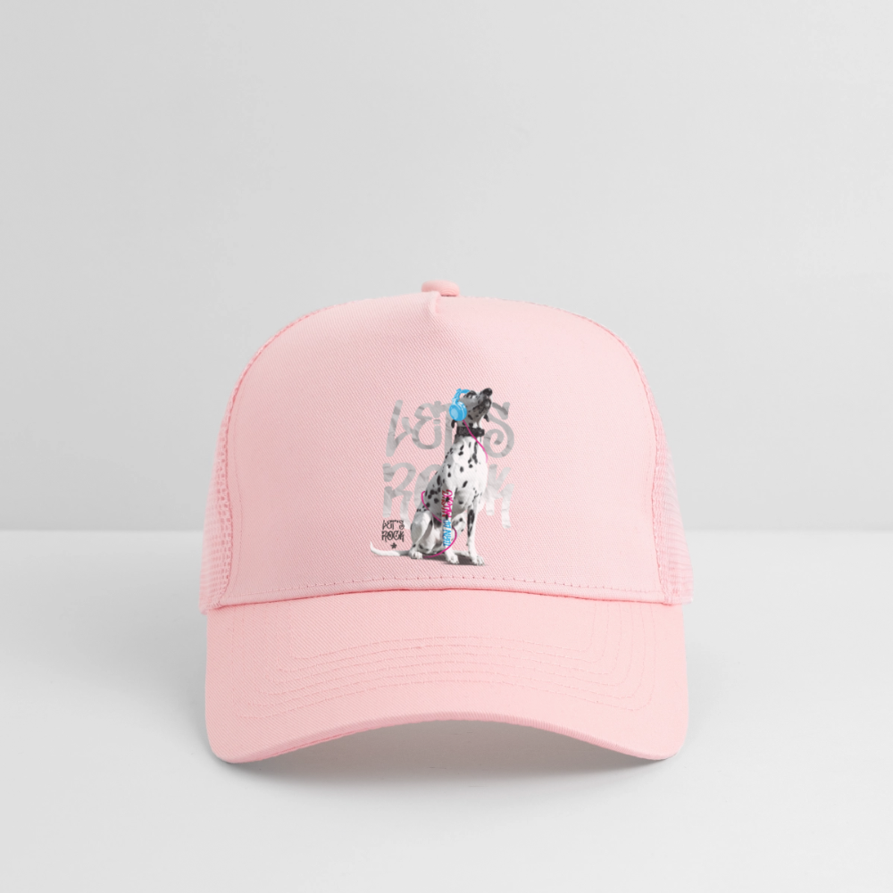 Boa´s Trucker Cap Let´s Rock - Hellrosa
