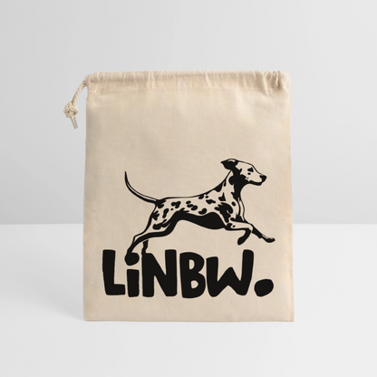 LiNBW. Baumwollbeutel Black Edition - Natur
