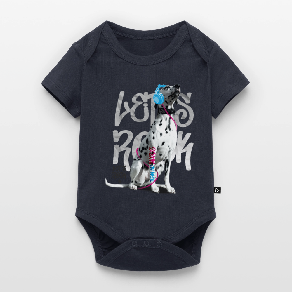 Boa´s Kurzarm-Body Let´s Rock - Navy